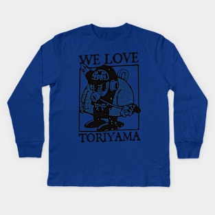 we love akira toriyama Kids Long Sleeve T-Shirt